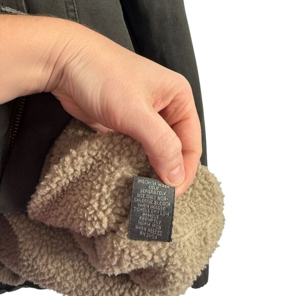 Saddlebred Chore Barn Coat Canvas Jacket Fleece Lined Corduroy Collar Mens XL - Picture 7 of 9